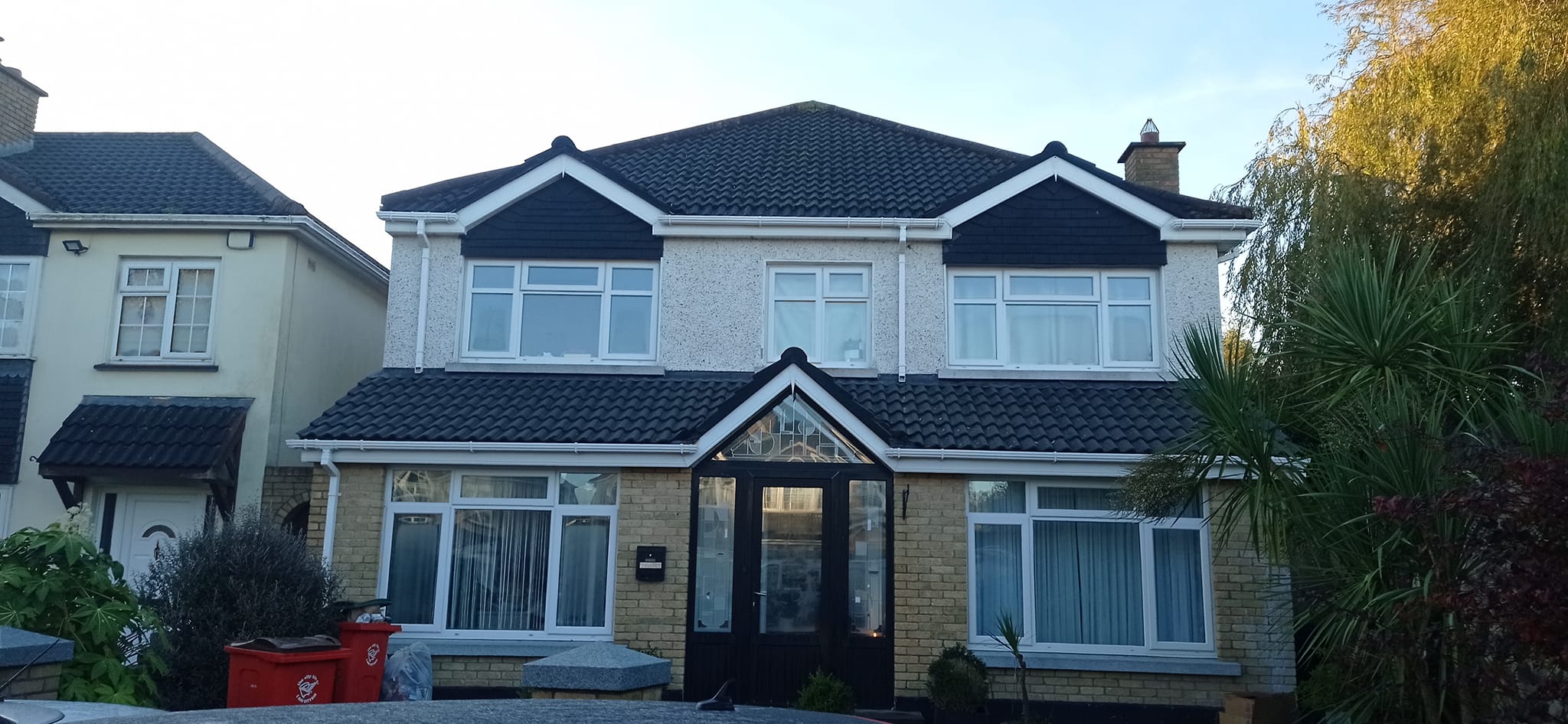 Completed roofing and fascia job Dublin